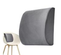 Lumbar Support Pillow, Breathable Car Cushion, Slow Rebound Lower Back Support 18 Inches for Modern Art Professional Home Supplies Daily Vehicle Kit Modern Garage Home Decor Interior Car Seat Case