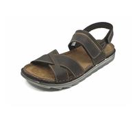 LUMBERJACK ASHER SANDALO IN VERA PELLE COL.MARONE TG.44