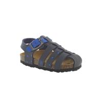 LUMBERJACK BING SBE1606 SANDALI BIMBO A PUNTA CHIUSA CON SOLETTA IN PELLE BLU (2
