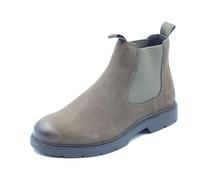 Lumberjack Charlie Chelsea Boots Green Scarponcini beatles per Uomo in pelle (Taglia 39)