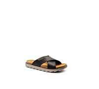 Lumberjack Crossed Bands Slipper Uomo Nero 40 Taglia Europea : 40