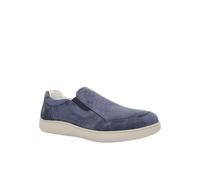 Lumberjack Evo: Uomo, Scarpe Casual, Bleu Universo, Soft Camoscio- 42