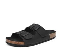 Lumberjack Flint - Ciabatte Con Fibbie Nero - Uomo Scarpe Ciabatte