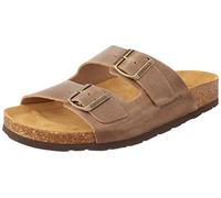 Lumberjack Flint, Sandali a Ciabatta Uomo, Dk Brown, 40 EU