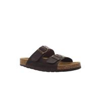 Lumberjack FLINT: Uomo, Sandali, Caffe, Pelle finitura spazzolata effetto crazy horse- 43