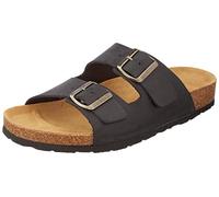 Lumberjack FLINT Sandalo ciabatta a fasce regolabili nabuk Black SMD9206-001 CB001 Nero Nero CB001