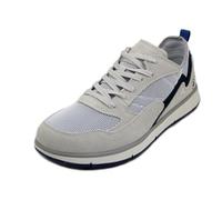 Lumberjack FREEBOUND, Scarpe da Ginnastica Uomo, White/Navy Blue, 41 EU