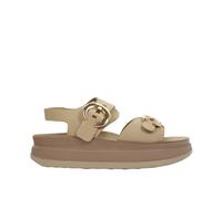 LUMBERJACK JUNIA SANDALO IN VERA PELLE A DUE STRISCE DONNA COL.NUDE TG.39