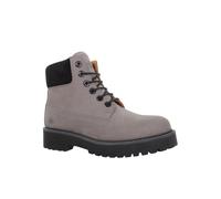 Lumberjack-KRISTY ANKLE BOOT HIGH SOLE woman in gray nubuck-suede, 40