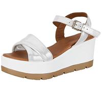 Lumberjack Marty, Sandali con Zeppa Donna, Silver, 37 EU