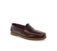 Lumberjack Navigator: Uomo, Mocassino, Brunello, Certificata Lwg Pelle Finitura Cerata Pelle- 45