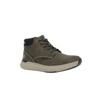 Lumberjack- Neil High Cut Sneaker Man in Army Green Synthetic Combed, 45