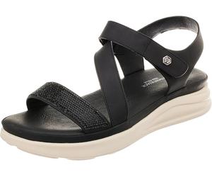 Lumberjack Nilla sandalo donna con chiusura a strappo sandalo con strassi