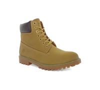 Lumberjack River stivaletto uomo stringato anfibio in nero e giallo