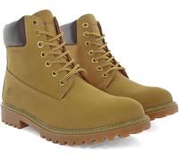 Lumberjack River stivaletto uomo stringato anfibio in nero e giallo