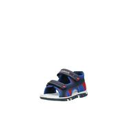 lumberjack Sandali unisex per bambini Billy Peeptoe, blu/rosso, 25 EU