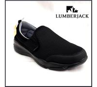 Lumberjack Scarpe Uomo Nero Slip On Memory Foam Mesh Sneaker Traspiranti Comode