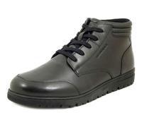 Lumberjack Scarpe Uomo Scarponcino Stringato in Pelle Nero con Cerniera, Plantare Estraibile, (Sistema Taglie Calzature EU, Adulto, Uomo, Numero, Media, 45)