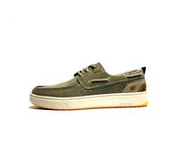 LUMBERJACK SCARPE UOMO SHOES STRINGATE MODELLO BARCA IN TELA MARVIN BEIGE
