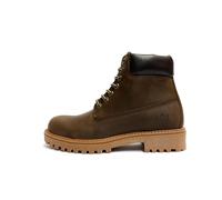 LUMBERJACK SCARPE UOMO STIVALETTI CON FONDO CARRARMATO ANFIBI RIVER BROWN