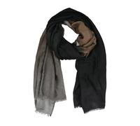 LUMBERJACK Sciarpa da Donna Morbida in Viscosa, Fantasia Sfumata, Grigio e Marrone, Elegante e Calda, Con Scatola Regalo