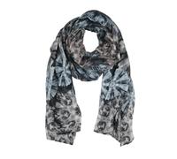 LUMBERJACK Sciarpa da Donna Morbida in Viscosa, Fantasia Tie-Dye Grigio, Elegante e Calda, Con Scatola Regalo