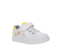Lumberjack Sprinkles:Collezione Peanuts Bambina, Scarpa da Ginnastica, Bianco, Simil Pelle Liscia- 25