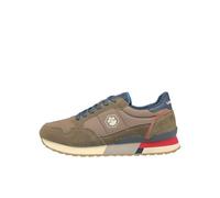 Lumberjack Uomo Scarpe SME6805 Wilson Sneakers con Lacci Marrone 42