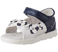 Lumberjack WHIPPY Sandali Punta Aperta, Bambina, Bianco (White/Navy Blue M0145), 25 EU (7.5 Bambini UK)
