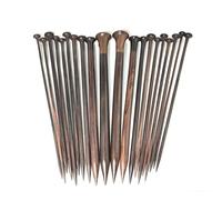 Lumberkart Set di ferri da maglia in palissandro, 26 pezzi, misure assortite da 3,5 mm a 19 mm, manici in legno, perfetti per lavorare a maglia, uncinetto e cucito (palissandro), RM001A