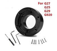 Lumclaw Per Logitech G29 G920 G923 13 pollici volante adattatore piastra 70 mm Pcd Racing Car Game Modification (nero)