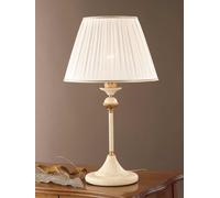 LUME A 1 LUCE FERRO BATTUTO AVORIO-ORO CON PARALUME COLL.PRE ART.LG105