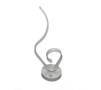 Lume comodino moderno ad onda 10 w lampada tavolo luce bianca calda naturale [EEK: A]