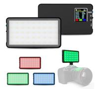 Lume Cube - LED Light RGB Panel Go - Pannello regolabile Go - Display LCD intelligente - Illuminazione per foto e video - Lunga durata della batteria - Temperatura colore regolabile da 3200 a 5600K