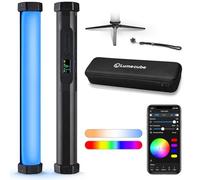 Lume Cube - Tubo RGB Light Mini - Magnetico - Fitness - Resistente agli agenti atmosferici - Powerbank - per Fotografie e Video Productions sul Vassoio di Ripresa