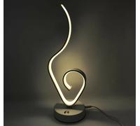 LUME DA COMODINO 9 W LUMETTO STILE MODERNO LAMPADA LED LUCE CALDA 3000K D04-C