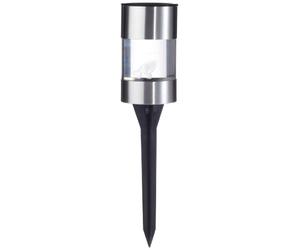 Lume da tomba Mani Giunte solare, led, acciaio inox/plastica