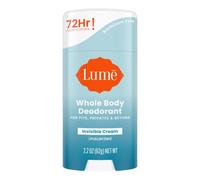 Lume Deodorante naturale, ascellari e parti private, senza alluminio, senza soda, ipoallergenico e sicuro per pelli sensibili, bastone da 62,4 g (inodore)