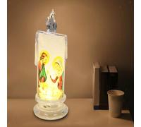 Lume di Candela a LED Tealight Religioso Devozionale Senza Fiamma per La