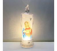 Lume di Candela a LED Tealight Religioso Devozionale Senza Fiamma per La