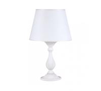Lume grande classico in legno bianco shabby chic 1 luce esse 817/bg