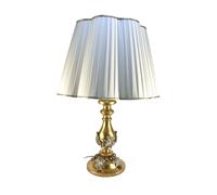 Lume grande classico in legno foglia oro a 1 luce dbs 101/bg