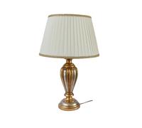 LUME GRANDE IN LEGNO FOGLIA ORO 1 LUCE COLL DBS 501/BG