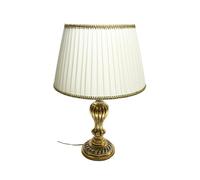 LUME GRANDE IN LEGNO FOGLIA ORO 1 LUCE COLL DBS 700/BG