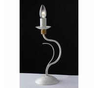 LUME IN FERRO BATTUTO LUMETTO CAMERA LAMPADA COMODINO ABATJOUR stile shabby