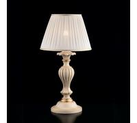 Lume In Legno Classico Provenzale Avorio E Foglia Oro 1 Luce Leonardo