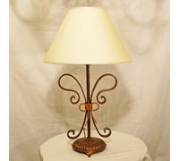 LUME LAMPADA ART.83 FERRO BATTUTO PARALUME FORGIATO RUSTICO LIBERTY BAROCCO