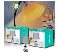 LUME LAMPADA DA TAVOLO ABAT JOUR COMODINO COMÒ ARREDO CAMERA CASA LUCE TX-9770