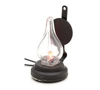 Lume Lanterna a Batteria Natalizia Accessori Presepe Mini Lanterna con luce 4 cm in Plastica e Metallo per Ambientazione Scenarioi Paesaggio Artigianale allestimento modellismo Vasi a batteria