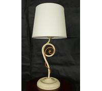 Lume led paralume avorio antico ferro battuto rustico made in italy art.648